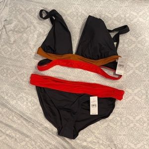 NWT LOFT two piece bathing suit